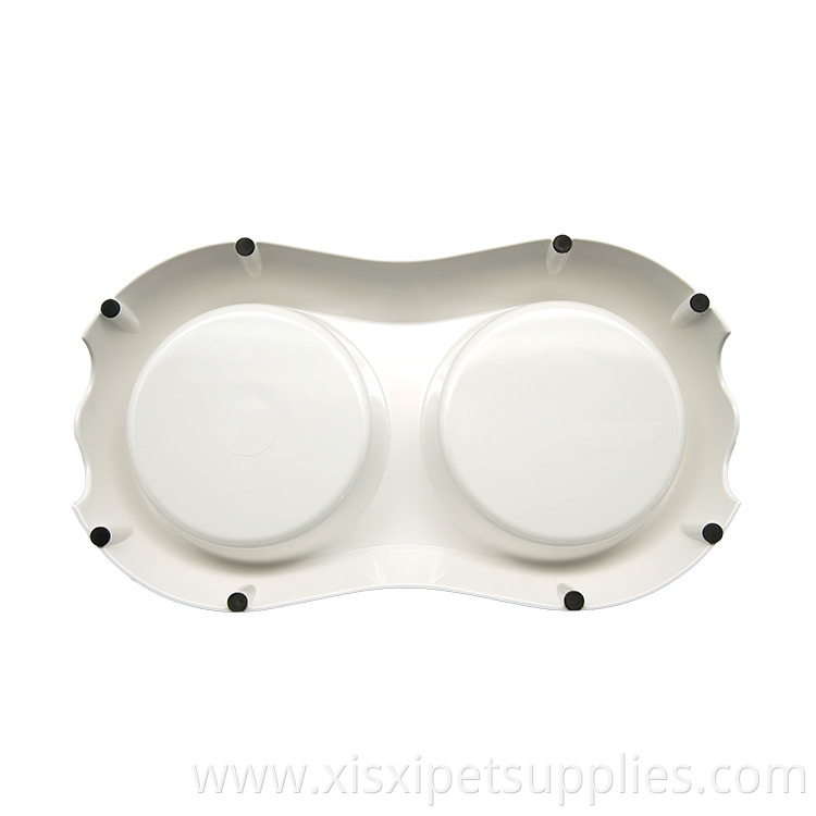 Free Sample Wholesale Factory OEM Melamine Pet Dog Feeder double cat bowl